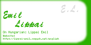 emil lippai business card